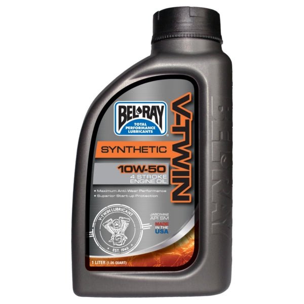 BEL - RAY SYNTHETIC V - TWIN 4T ENGINE OIL 10W50 (1L) (301390150160) - DRIVEN Canada's Powersports 10690509401100301390150160