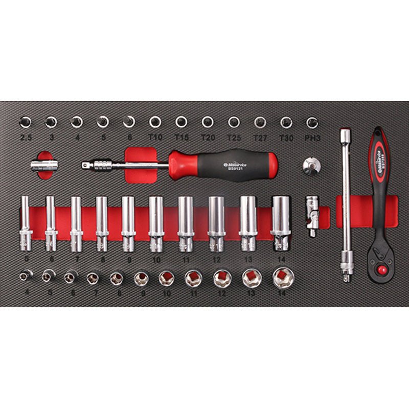 BIKE SERVICE 1/4" DRIVE SOCKET SET (BS80071) - DRIVEN Canada's Powersports 40880071BS80071