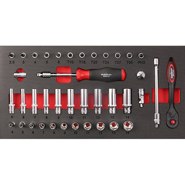 BIKE SERVICE 1/4" DRIVE SOCKET SET (BS80071) - DRIVEN Canada's Powersports 40880071BS80071