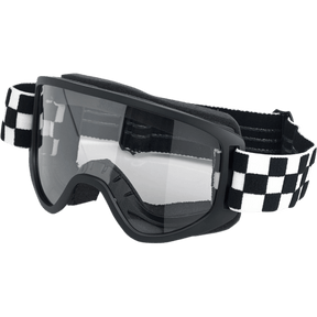 BILTWELL GOGGLE MOTO 2.0 CHECKER (2101 - 5101 - 014) - DRIVEN Canada's Powersports 8100848583942101 - 5101 - 014
