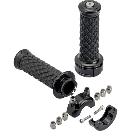 BILTWELL GRIPS ALUMICORE CSTM - DRIVEN Canada's Powersports 8402589001476606 - 201 - 01