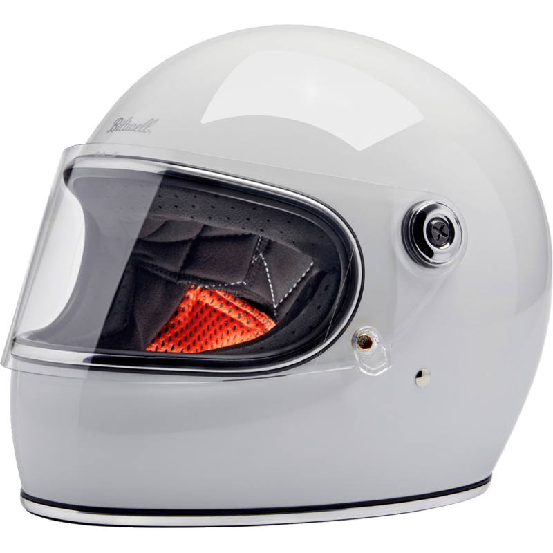BILTWELL HELMET GRINGO S Gloss White Other - Driven Powersports