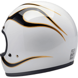 BILTWELL HELMET GRINGO W/B FLAM - DRIVEN Canada's Powersports 8402589073441002 - 561 - 502