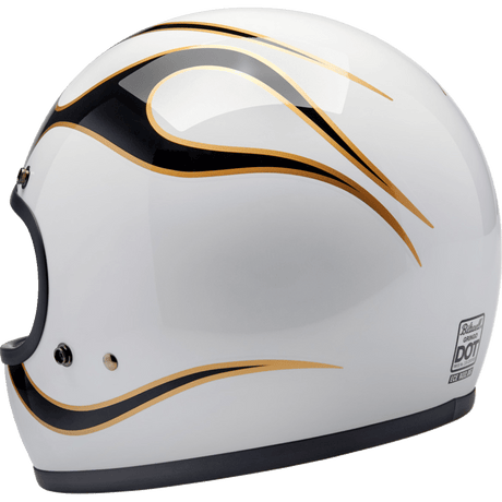 BILTWELL HELMET GRINGO W/B FLAM - DRIVEN Canada's Powersports 8402589073441002 - 561 - 502