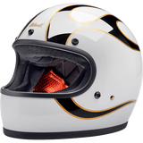BILTWELL HELMET GRINGO W/B FLAM - DRIVEN Canada's Powersports 8402589073441002 - 561 - 502