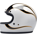BILTWELL HELMET GRINGO W/B FLAM - DRIVEN Canada's Powersports 8402589073441002 - 561 - 502
