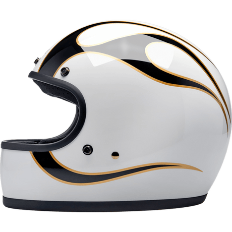 BILTWELL HELMET GRINGO W/B FLAM - DRIVEN Canada's Powersports 8402589073441002 - 561 - 502