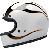BILTWELL HELMET GRINGO W/B FLAM - DRIVEN Canada's Powersports 8402589073441002 - 561 - 502