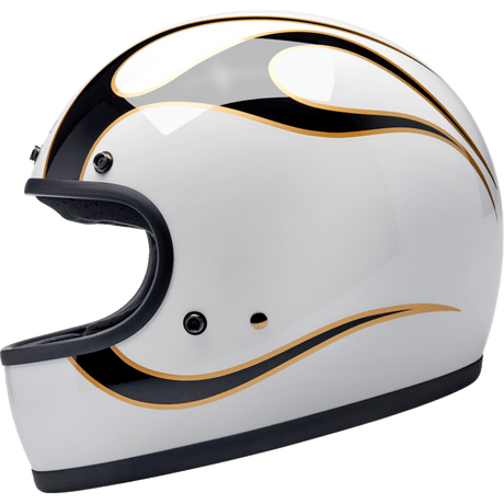 BILTWELL HELMET GRINGO W/B FLAM - DRIVEN Canada's Powersports 8402589073441002 - 561 - 502