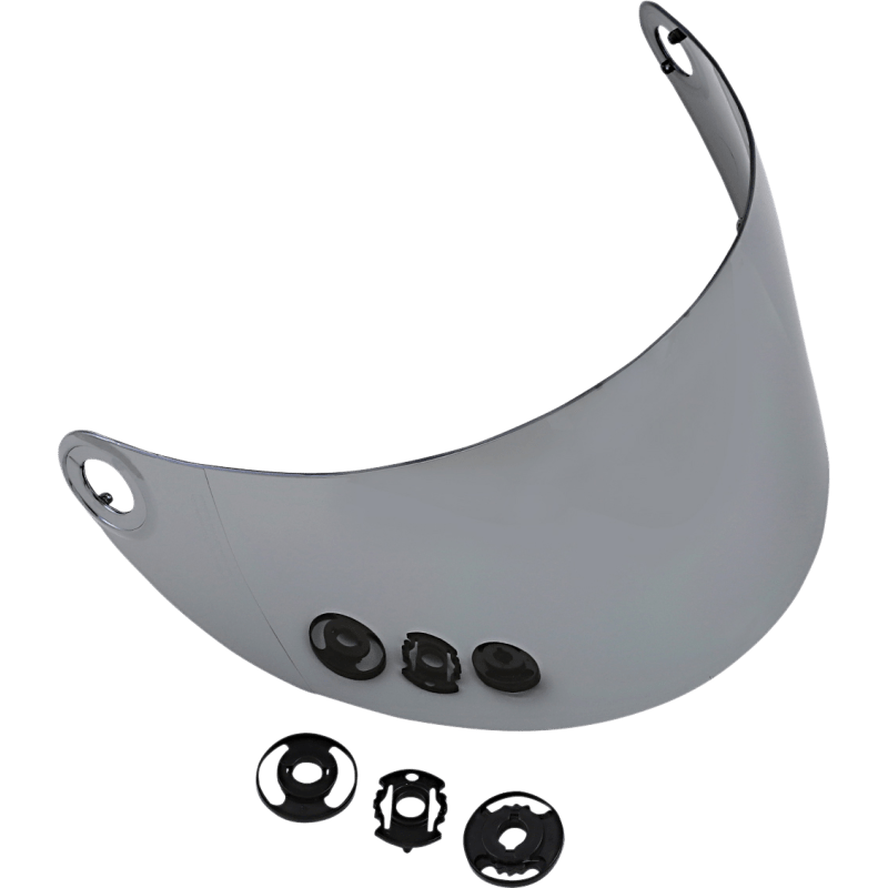 BILTWELL SHIELD G/S GEN2 Flat Chrome Other - Driven Powersports