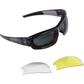 BOBSTER RALLY CONVERTIBLE INTERCHANGEABLE LENSES SMOKED - DRIVEN Canada's Powersports 642608052373BRAL001