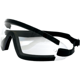 BOBSTER Wrap Around Frame Clear Lens Black Other - Driven Powersports