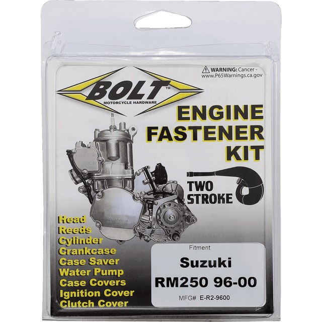 BOLT FASTNER KT ENGINE SUZ RM (E - R2 - 9600) - DRIVEN Canada's Powersports 819648025845E - R2 - 9600