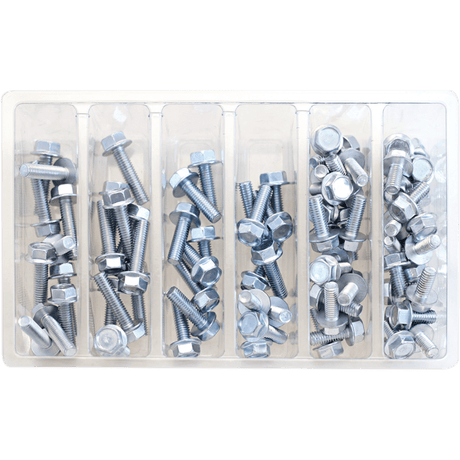 BOLT M6 10MM HEX FLANGE BOLT ASSORTMENT (KT) - Driven Powersports Inc.819648021755SV - M6HEX10