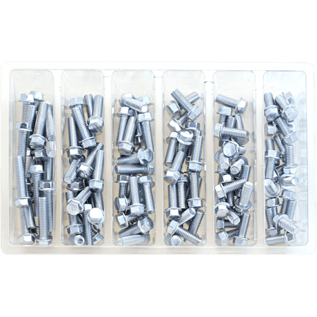 BOLT M6 8MM HEX FLANGE BOLT ASSORTMENT 1 (KT) - Driven Powersports Inc.819648021717SV - M6HEXF - 1