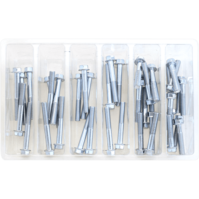 BOLT M6 8MM HEX FLANGE BOLT ASSORTMENT 2 (KT) - Driven Powersports Inc.819648021724SV - M6HEXF - 2