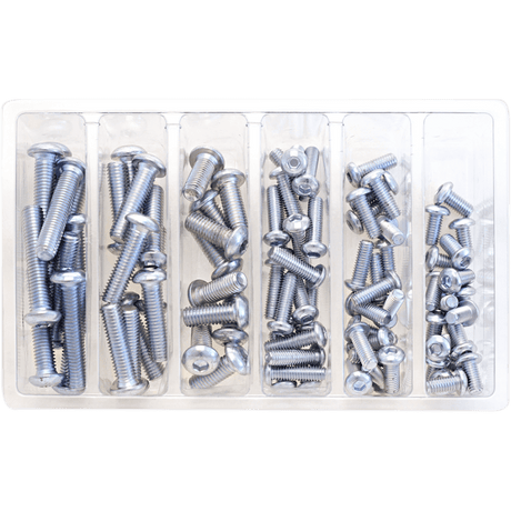 BOLT M6 & M8 BUTTON ALLEN ASSORTMENT (KT) (SV - BHM6M8) - DRIVEN Canada's Powersports 819648021380SV - BHM6M8