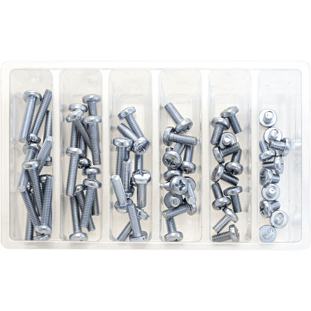BOLT M6 PAN HEAD SCREW ASSORTMENT (KT) (SV - M6PAN) - DRIVEN Canada's Powersports 819648021809SV - M6PAN