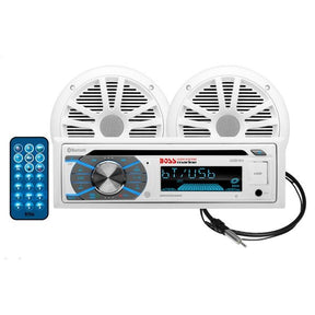 BOSS AUDIO AUDIO RECEIVER KIT WITH SPEAKER MCK508WB.6 - DRIVEN Canada's Powersports 791489124393MCK508WB.6