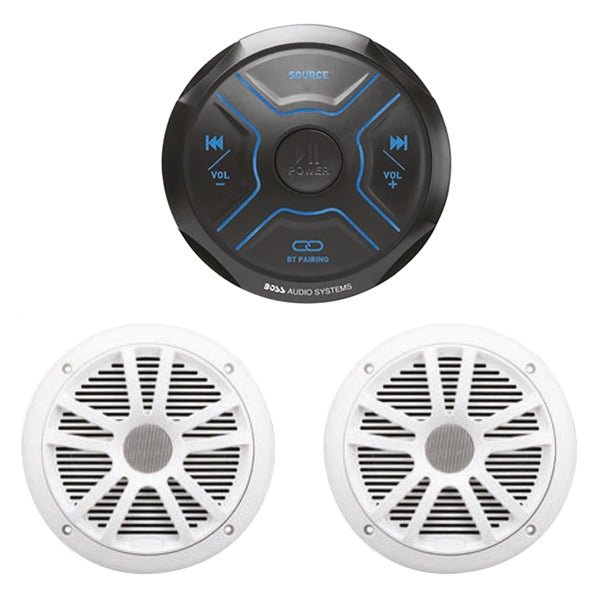 BOSS AUDIO RECEIVER AND SPEAKER KIT MG150W.6 - DRIVEN Canada's Powersports 791489128797MG150W.6