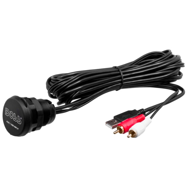 BOSS AUDIO UNIVERSAL USB/RCA AUXILIARY CABLE (MUSB35) - DRIVEN Canada's Powersports 791489121637MUSB35