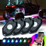 BRITE - LITES LED ROCK LIGHT KIT MULTI (BL - RGBROCK4) - DRIVEN Canada's Powersports BL - RGBROCK4