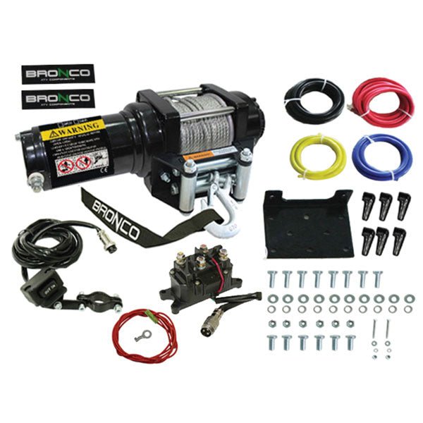 BRONCO GENERATION 1 3500LBS WINCH (AC - 12017) - DRIVEN Canada's Powersports 682577040513AC - 12017