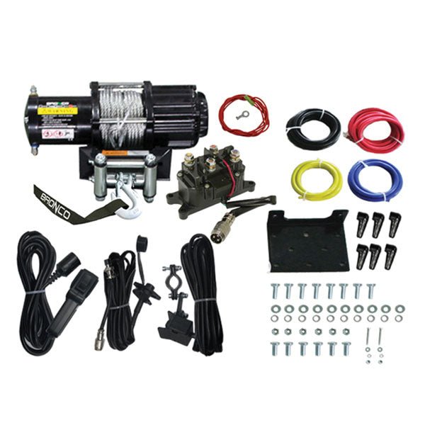 BRONCO GENERATION 1 4500LBS WINCH (AC - 12107) - DRIVEN Canada's Powersports 682577040346AC - 12107