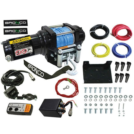 BRONCO GENERATION 2 3500LBS WIRELESS WINCH (AC - 12020 - 1) - DRIVEN Canada's Powersports 682577040506AC - 12020 - 1