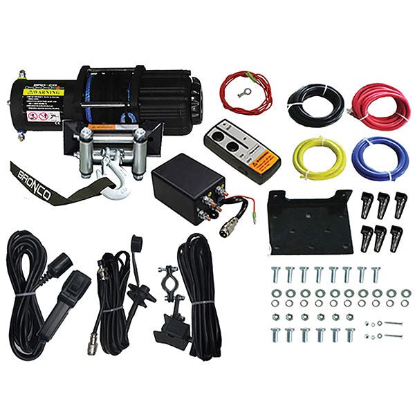 BRONCO GENERATION 2 4500LBS WINCH & REMOTE (AC - 12108 - 1) - DRIVEN Canada's Powersports AC - 12108 - 1