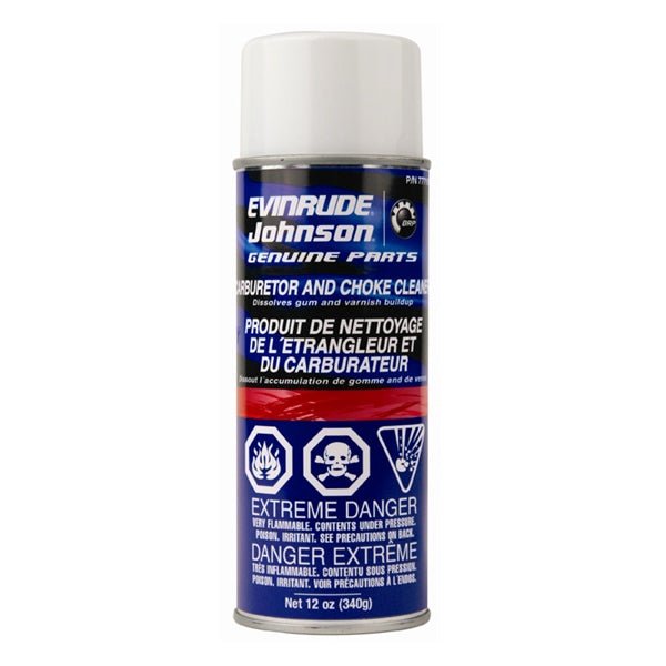 BRP EVINRUDE CARBURETOR AND CHOKE CLEANER (777191) - DRIVEN Canada's Powersports 745419304607777191
