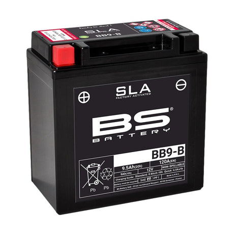 BS BATTERY BB9 - B SLA FACTORY ACTIVATED 12V BATTERY (300675) - DRIVEN Canada's Powersports 3564093008819300675