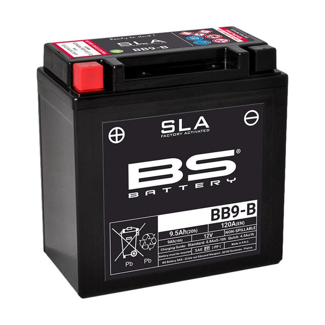 BS BATTERY BB9 - B SLA FACTORY ACTIVATED 12V BATTERY (300675) - DRIVEN Canada's Powersports 3564093008819300675