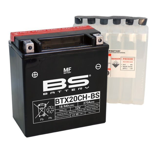 BS BATTERY BTX20CH - BS MAINTENANCE FREE 12V BATTERY (300616) - DRIVEN Canada's Powersports 3661451002806300616