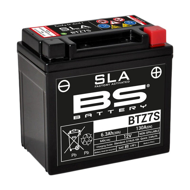 BS BATTERY BTZ7S SLA, FACTORY ACTIVITED 12V BATTERY (300635) - DRIVEN Canada's Powersports 3661451002998300635