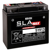 BS Battery SLA Max 51913 Factory Activated 12V Battery - DRIVEN Canada's Powersports 3564094008603300860