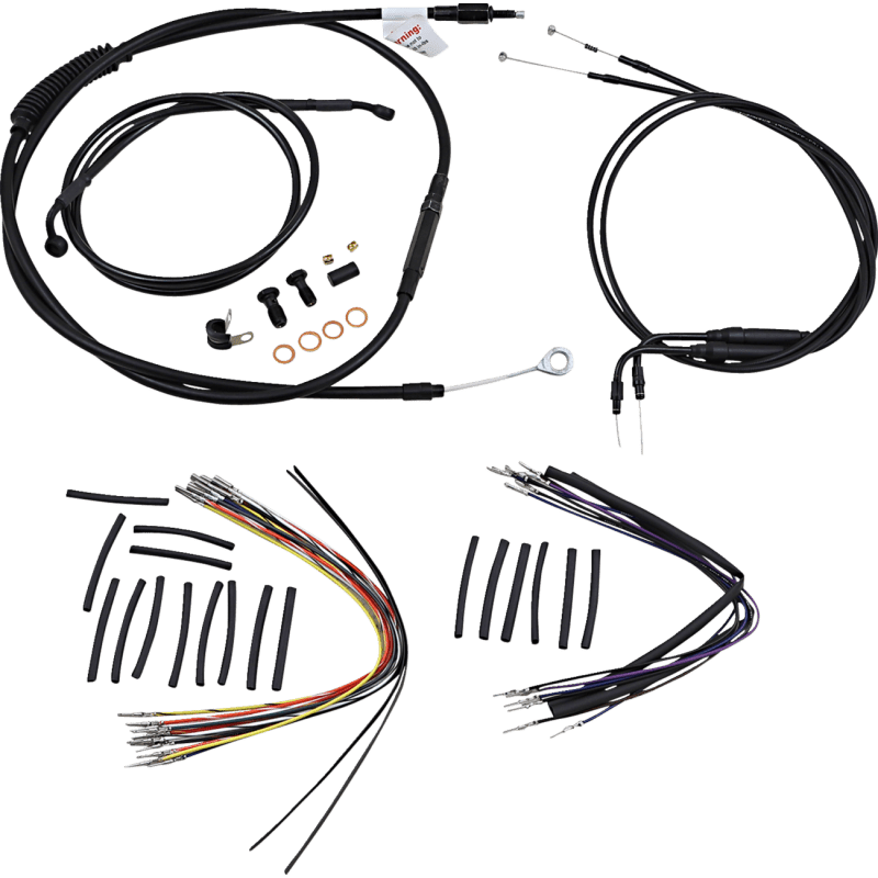 BURLY BRAND 00 - 06 FLST CABLE KIT 14" (B30 - 1009) - DRIVEN Canada's Powersports B30 - 1009B30 - 1009