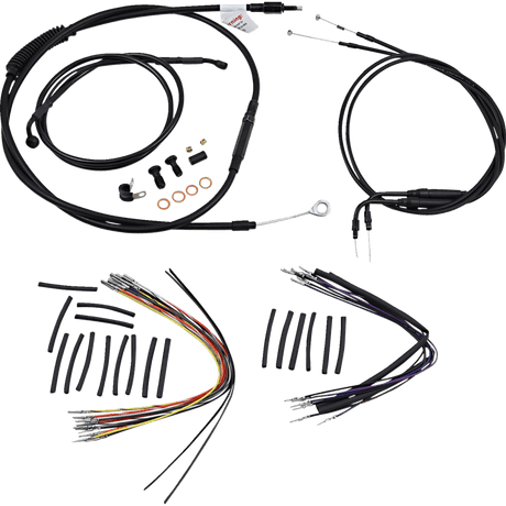 BURLY BRAND 00 - 06 FLST CABLE KIT 14" (B30 - 1009) - DRIVEN Canada's Powersports B30 - 1009B30 - 1009