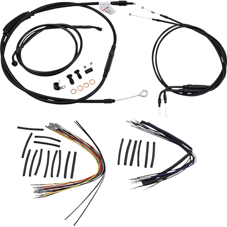 BURLY BRAND 00 - 06 FLST CABLE KIT 14" (B30 - 1009) - DRIVEN Canada's Powersports B30 - 1009B30 - 1009