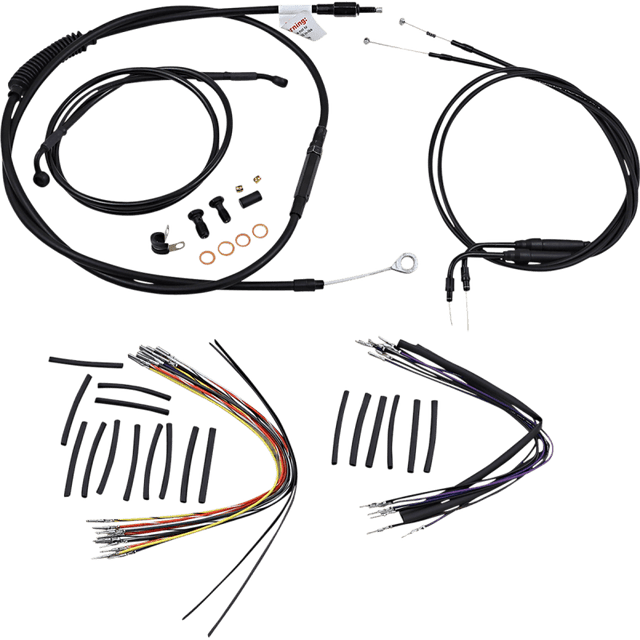 BURLY BRAND 00 - 06 FLST CABLE KIT 14" (B30 - 1009) - DRIVEN Canada's Powersports B30 - 1009B30 - 1009