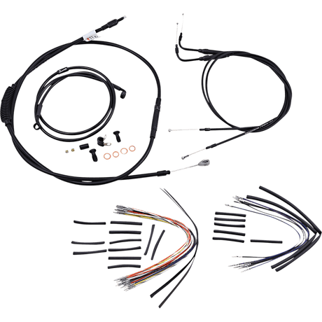 BURLY BRAND 00 - 06 FLST CABLE KIT 18" (B30 - 1017) - DRIVEN Canada's Powersports B30 - 1017B30 - 1017