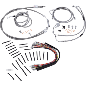 BURLY BRAND 08 - 13 FLH 13" CABLE CONTROL KIT ABS S/S (B30 - 1102) - DRIVEN Canada's Powersports B30 - 1102B30 - 1102
