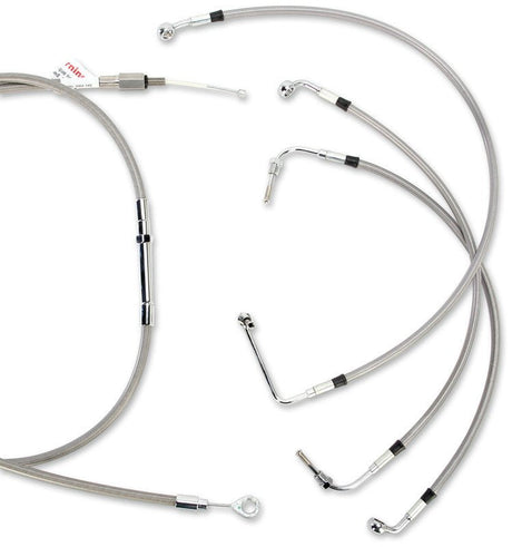 BURLY BRAND 08 - 13 FLH 13" CABLE CONTROL KIT S/S (B30 - 1103) - DRIVEN Canada's Powersports B30 - 1103B30 - 1103