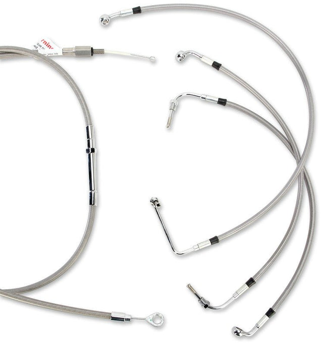 BURLY BRAND 08 - 13 FLH 13" CABLE CONTROL KIT S/S (B30 - 1103) - DRIVEN Canada's Powersports B30 - 1103B30 - 1103