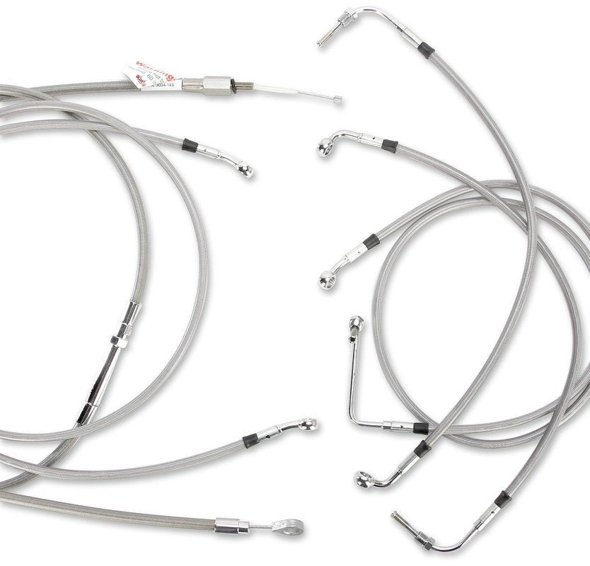BURLY BRAND 08 - 13 FLH 15" CABLE CONTROL KIT ABS S/S (B30 - 1104) - DRIVEN Canada's Powersports B30 - 1104B30 - 1104