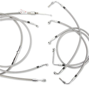 BURLY BRAND 08 - 13 FLH 15" CABLE CONTROL KIT ABS S/S (B30 - 1104) - DRIVEN Canada's Powersports B30 - 1104B30 - 1104