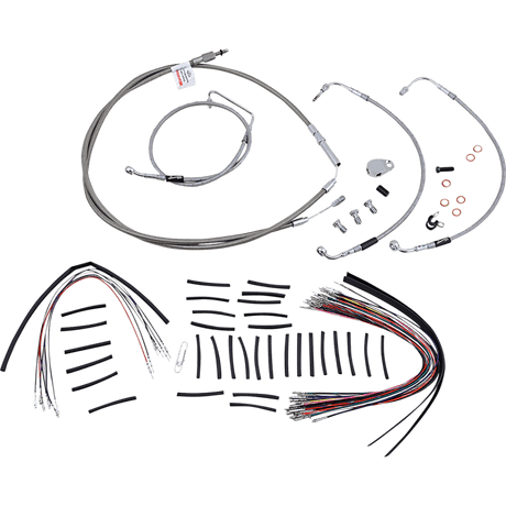 BURLY BRAND 08 - 13 FLH 15" CABLE CONTROL KIT S/S (B30 - 1105) - DRIVEN Canada's Powersports B30 - 1105B30 - 1105