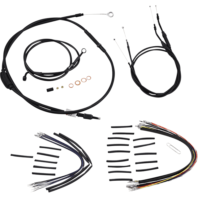 BURLY BRAND 12" T BAR CABLE KIT 07 - 11 DYNA (B30 - 1147) - DRIVEN Canada's Powersports B30 - 1147B30 - 1147