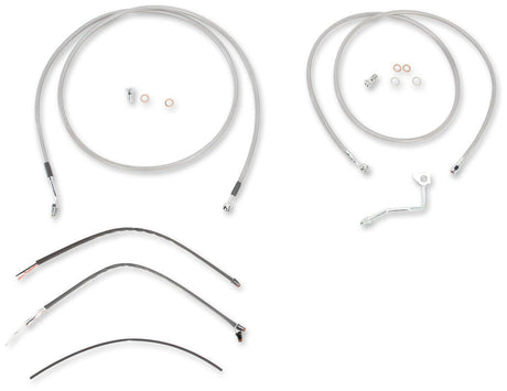 BURLY BRAND 14 - 15 FLH 13" CABLE CONTROL KIT ABS S/S (B30 - 1119) - DRIVEN Canada's Powersports B30 - 1119B30 - 1119