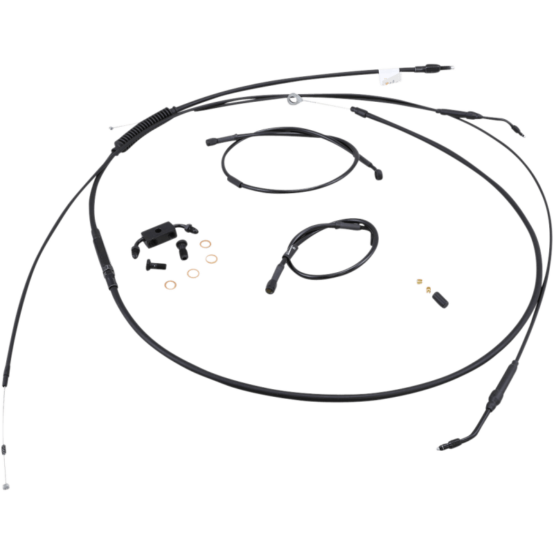 BURLY BRAND CONTROL KIT 14" APE HANGER HANDLEBARS ABS (B30 - 1122) - DRIVEN Canada's Powersports B30 - 1122